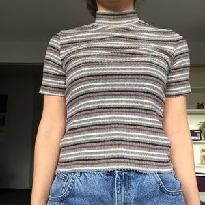 Striped Bershka Top